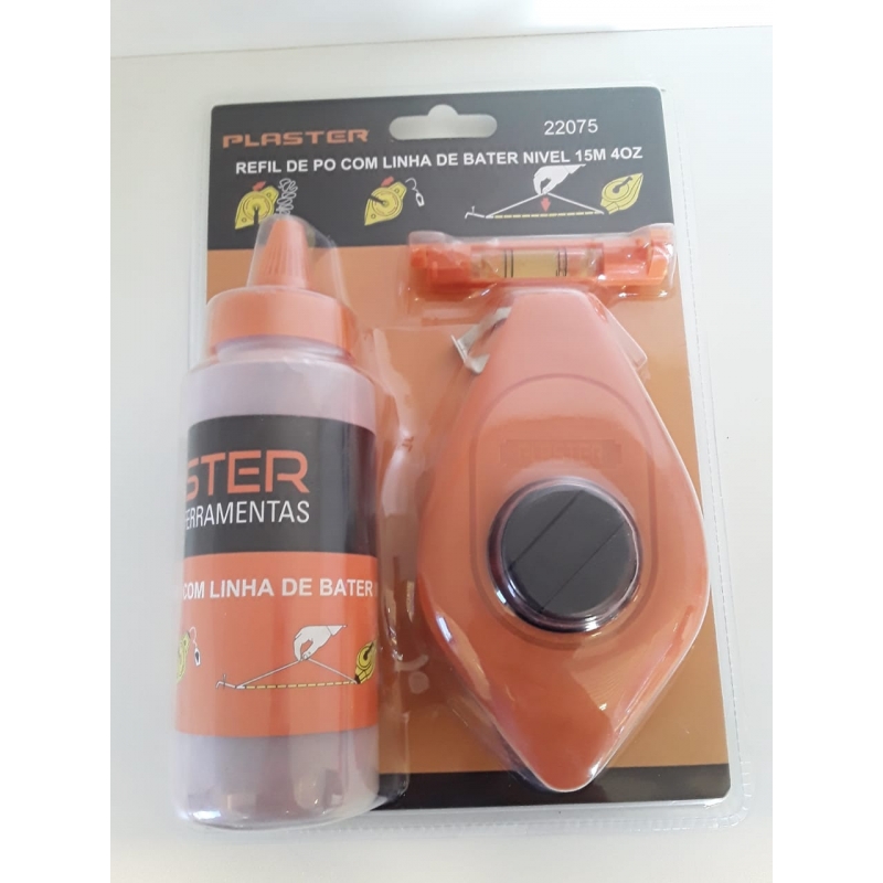 Refil de pó com linha de bater